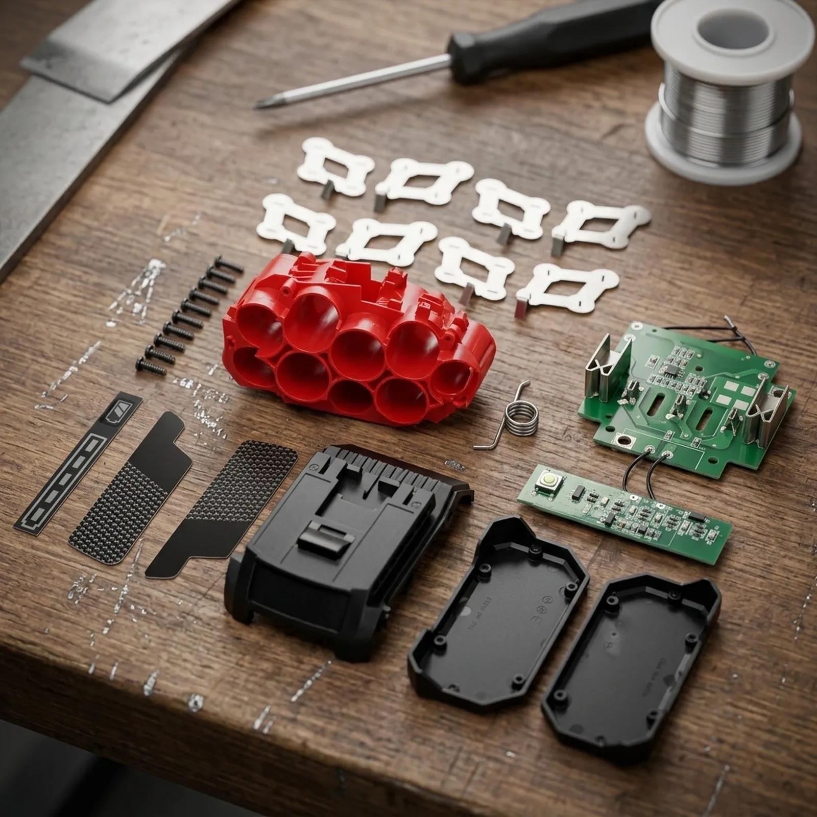 Replace Old or Non working PCB Board 10x21700 BAT618 Battery Plastic Case for Bosch 18V and Reliable Replace Old