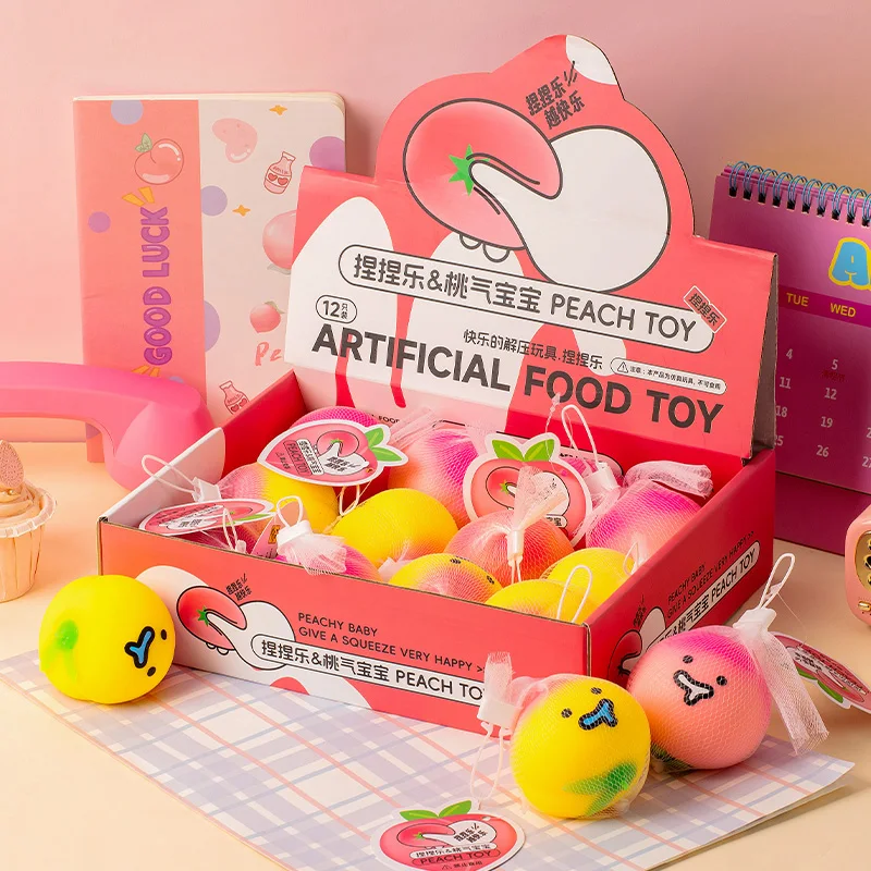 Jouets créatifs Super doux de Simulation de pêche, balles anti-Stress, jouet à presser sensoriel à rebond lent pour adultes et enfants