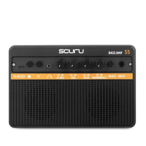 Caline S5B 베이스 앰프 10W 충전식 블루투스 베이스 앰프