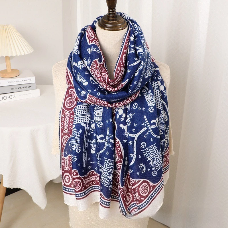 

Элегантный и универсальный шарф, галстук для весны и осени, солнцезащитная накидка и теплый воротник для зимы.