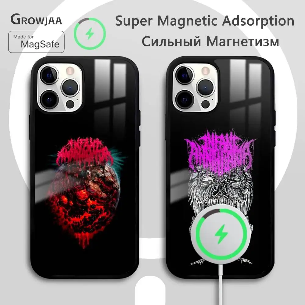 

Infant A-Annihilator Deathcore phone case for iPhone 17 16 15 14 13 12 11 Pro Max Plus Mini Magsafe Magnetic Wireless Mirror Fun