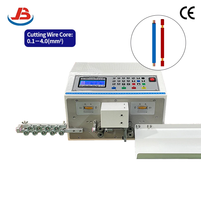 Fully Automatic Double Cable Conductor Peeler Two Electric Wires Cutting Stripping Machine for Cable Manufacturing