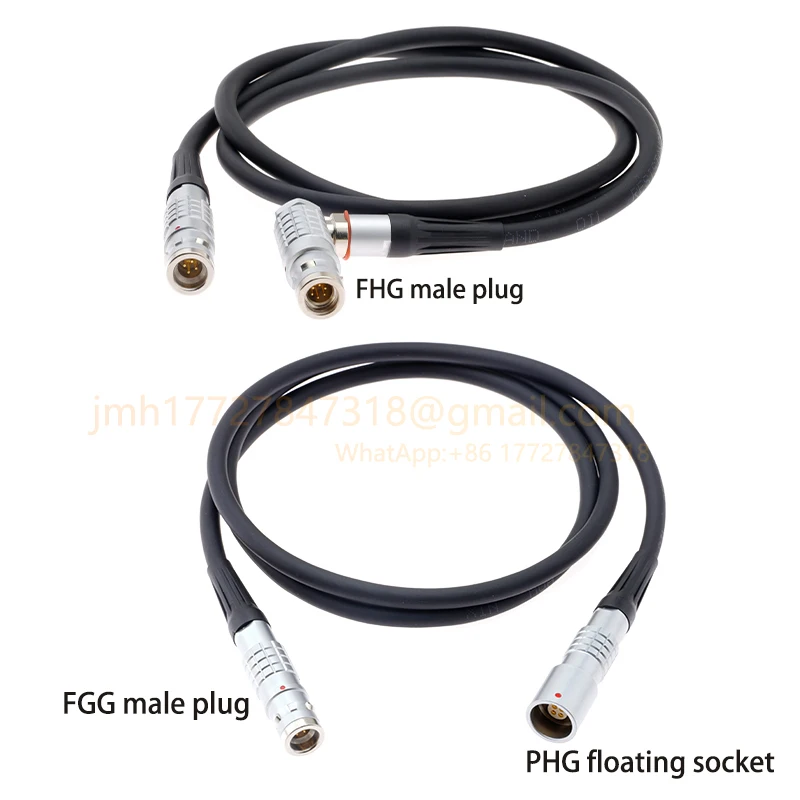 1K FGG FHG PHG plug socket with cable 2.3.4.5.6.7.8.10.12.14.16 pin IP68 protection level push-pull self-locking aviation connec