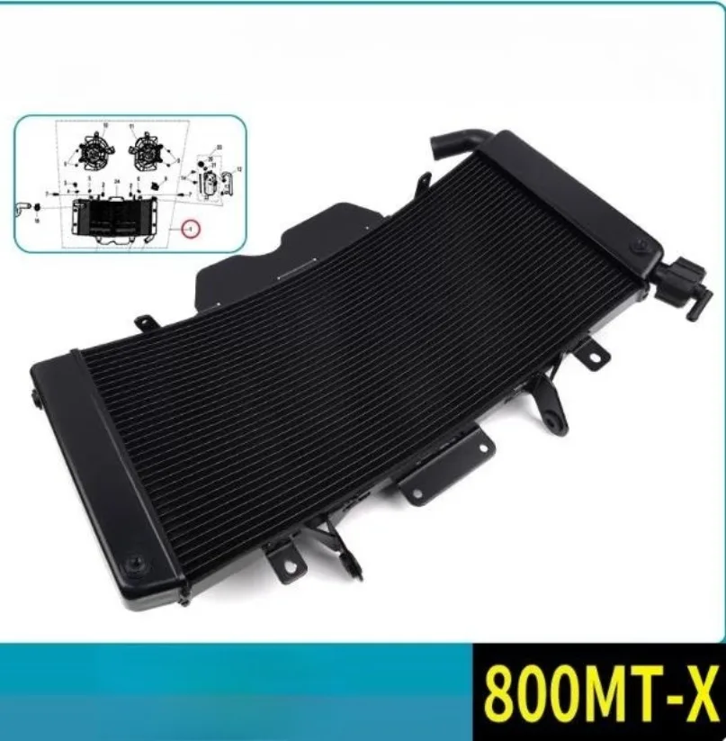 For CFMOTO 800MT-X 800MTX CF800MTX CF800MT-X MTX800 Motorcycle Engine Parts Water Cooler Radiator