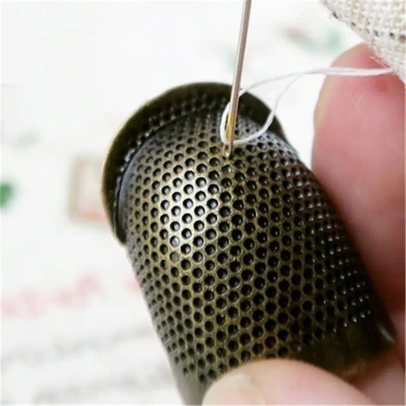 

Retro Finger Protector Thimble Ring Handworking Needle Thimble Sewing Thimble, Finger Guard​ Needles Craft DIY Tools