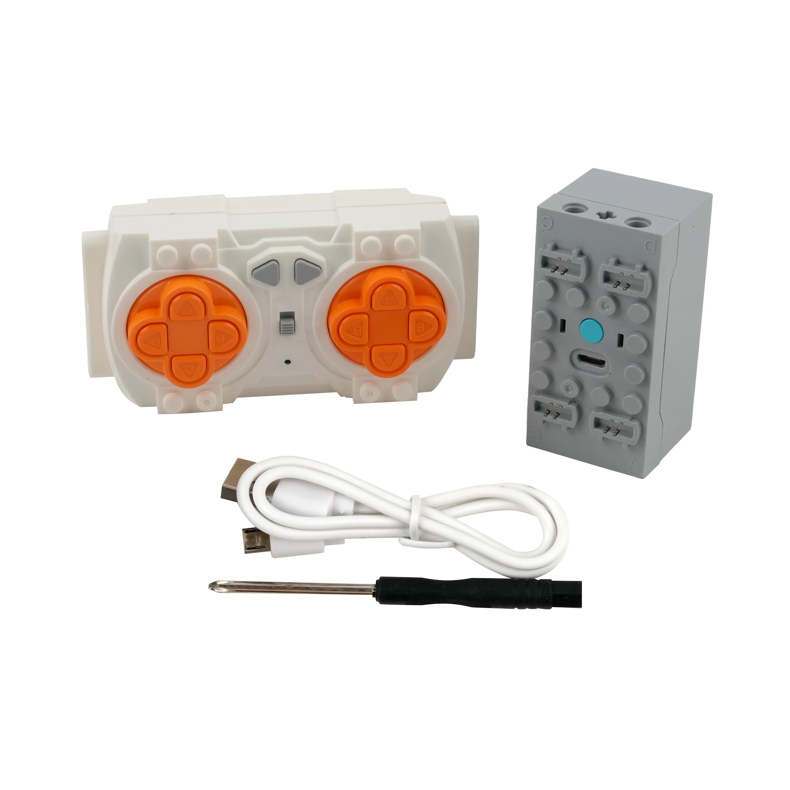 Set di Blocchi da Costruzione con Telecomando, Batteria Ricaricabile, Controllo Velocità Motore Bluetooth, Programmazione APP, Modifica PF