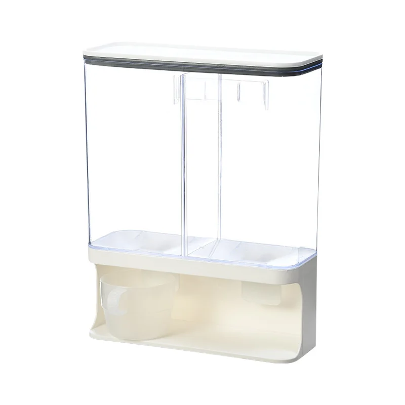 Simple compartmented grain can storage box sealed storage can grain storage can washing powder fragrance bead storage