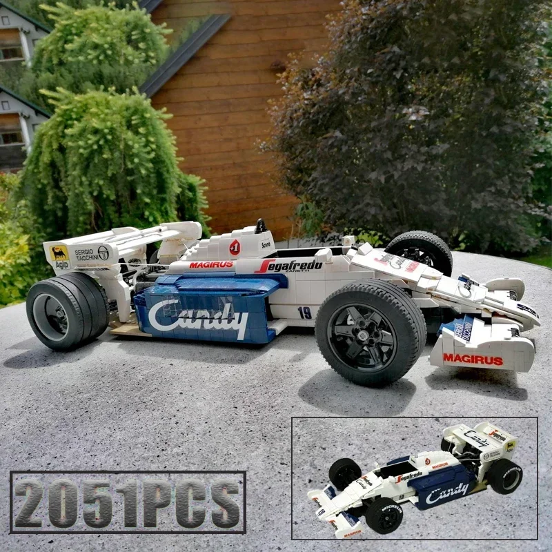 NEW 2051PCS Hart TG184-1:8 Supercar Model Buiding Kit Block Self-locking Bricks Toys Birthday Christmas Gift