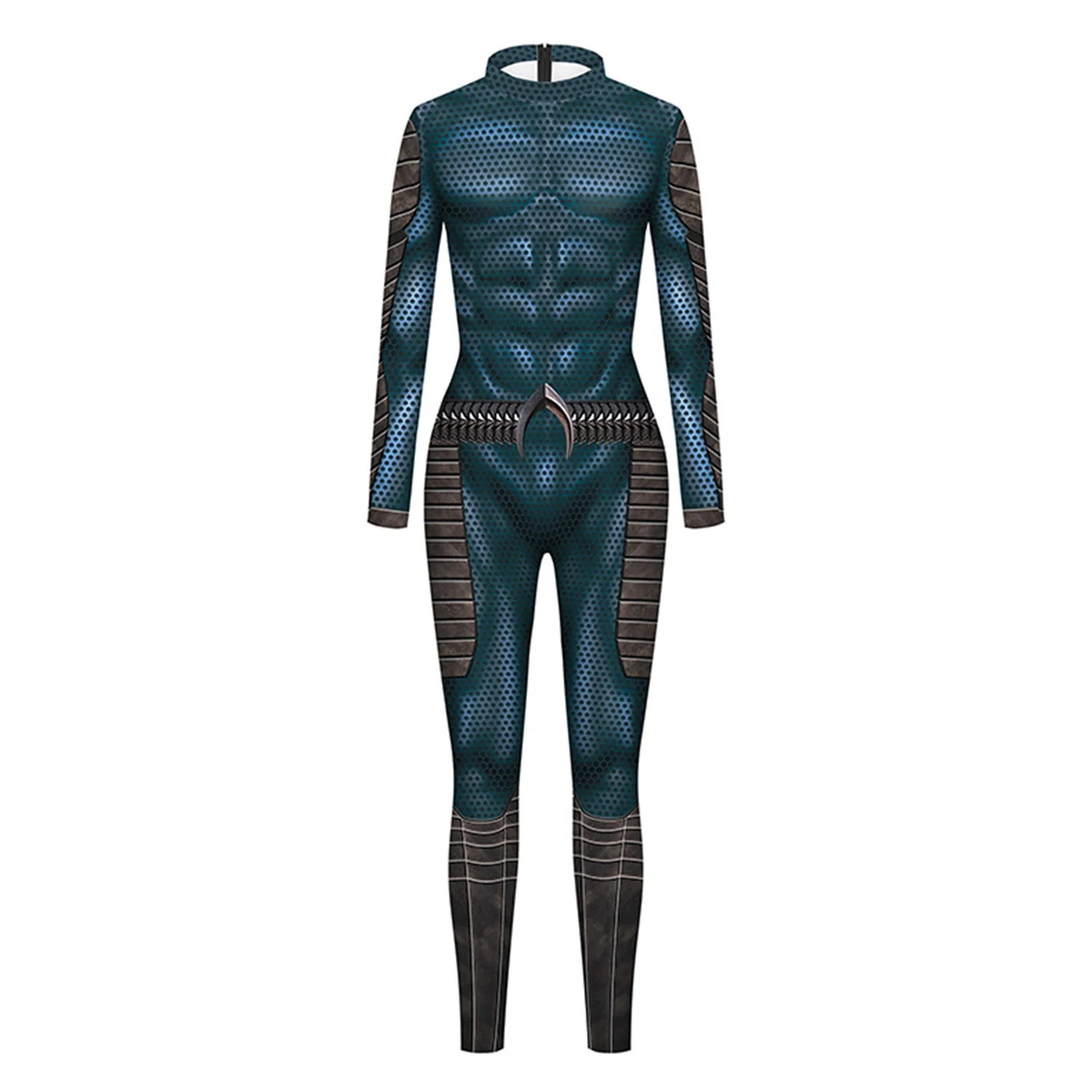 2024 New Cosplay Sea King tuta 3D stampata tuta per adulti Slim Halloween Carnival Holiday Suit