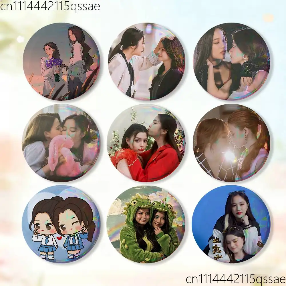Gap The Freen-Becky Series 25/32/44/58/75mm Round Cosplay Pin Bag Decor Fans Collect Friends Gifts Brooch Souvenir