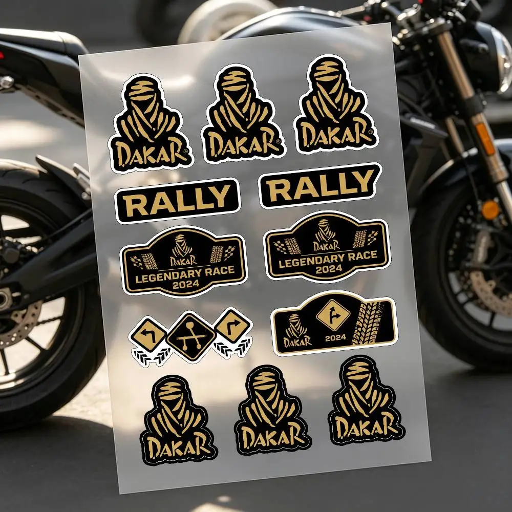 Motorcycle Stickers For Motorcycle Bodies And Helmet Reflective D-Dakar Rally Stickers view 5