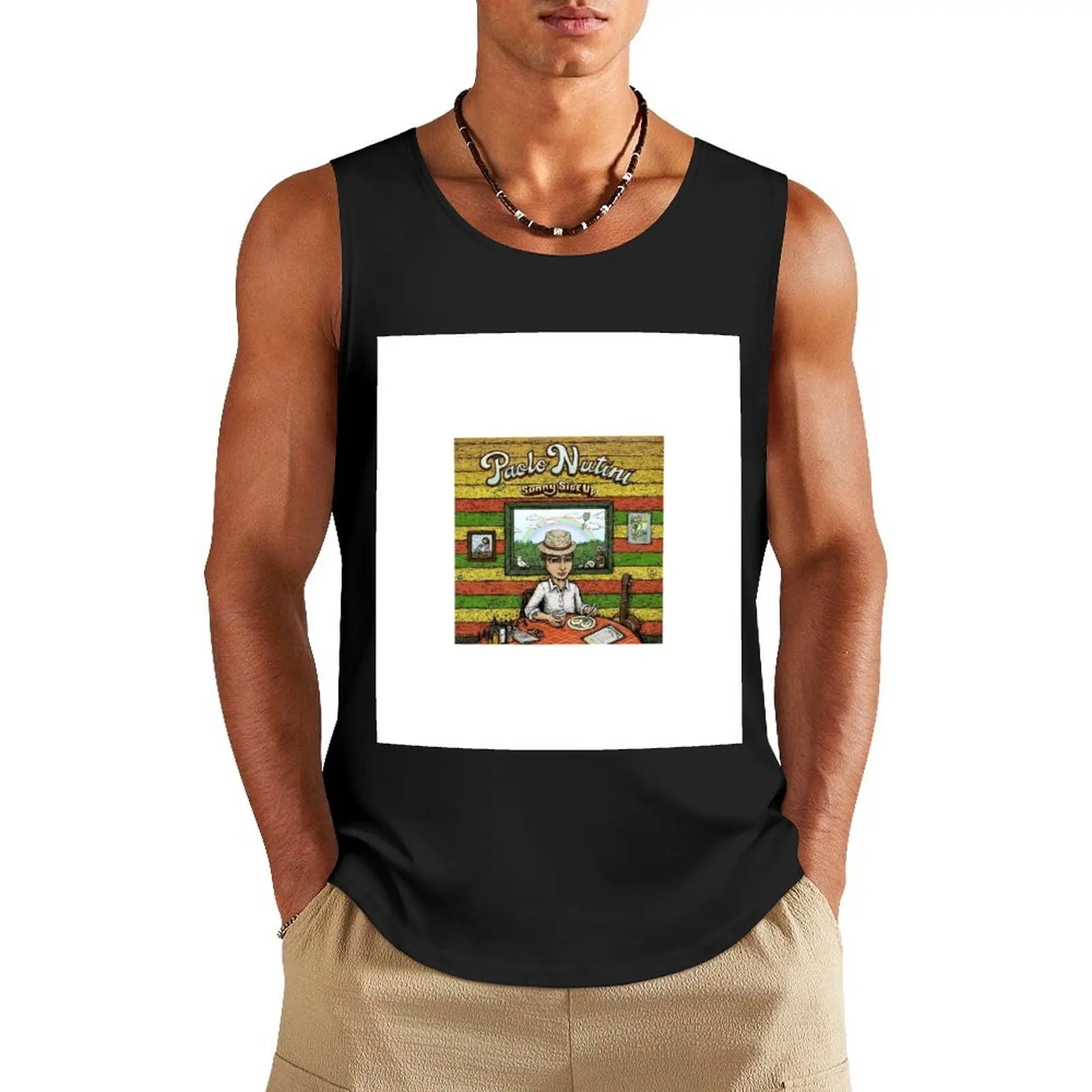

album d_art le plus vendu chanteur auteur-compositeur voix guitare paolo nutini Tank Top summer Men's tops Top summer