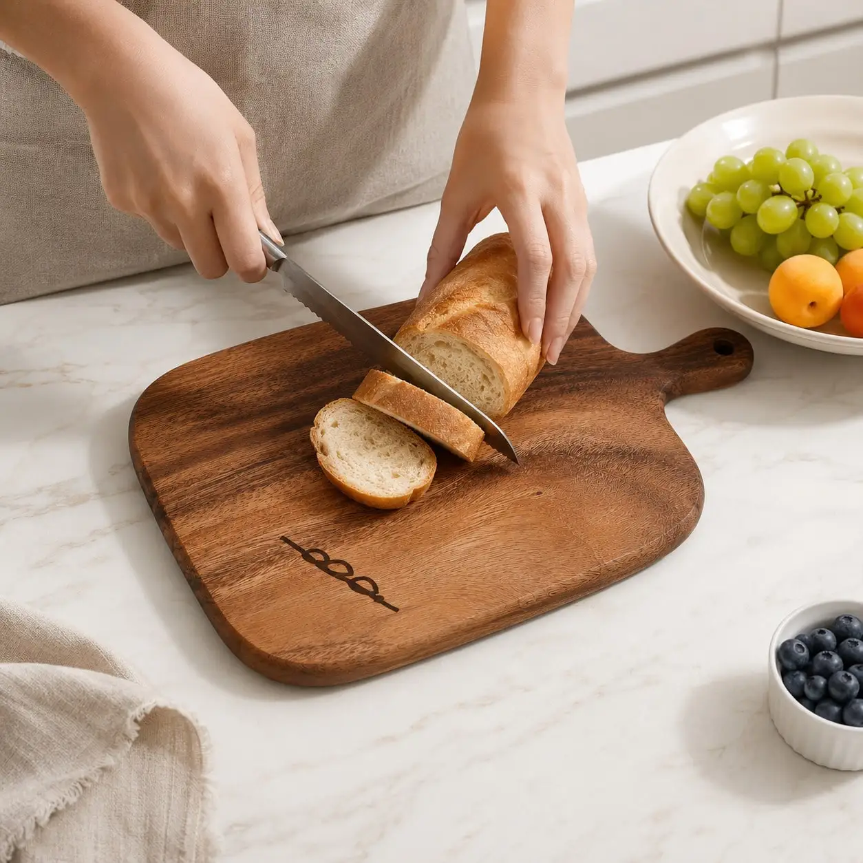 2Pcs/1Pc Wooden Carved Cutting Board, Leaf-Shaped Carved Steak Board, Tabletop Decorative Cutting Board, Stylish Long Handle, Solid Wood, Used for Cutting Meat, Cheese, Bread, Vegetables, and Fruits - Deli Board, Cheese Serving Board