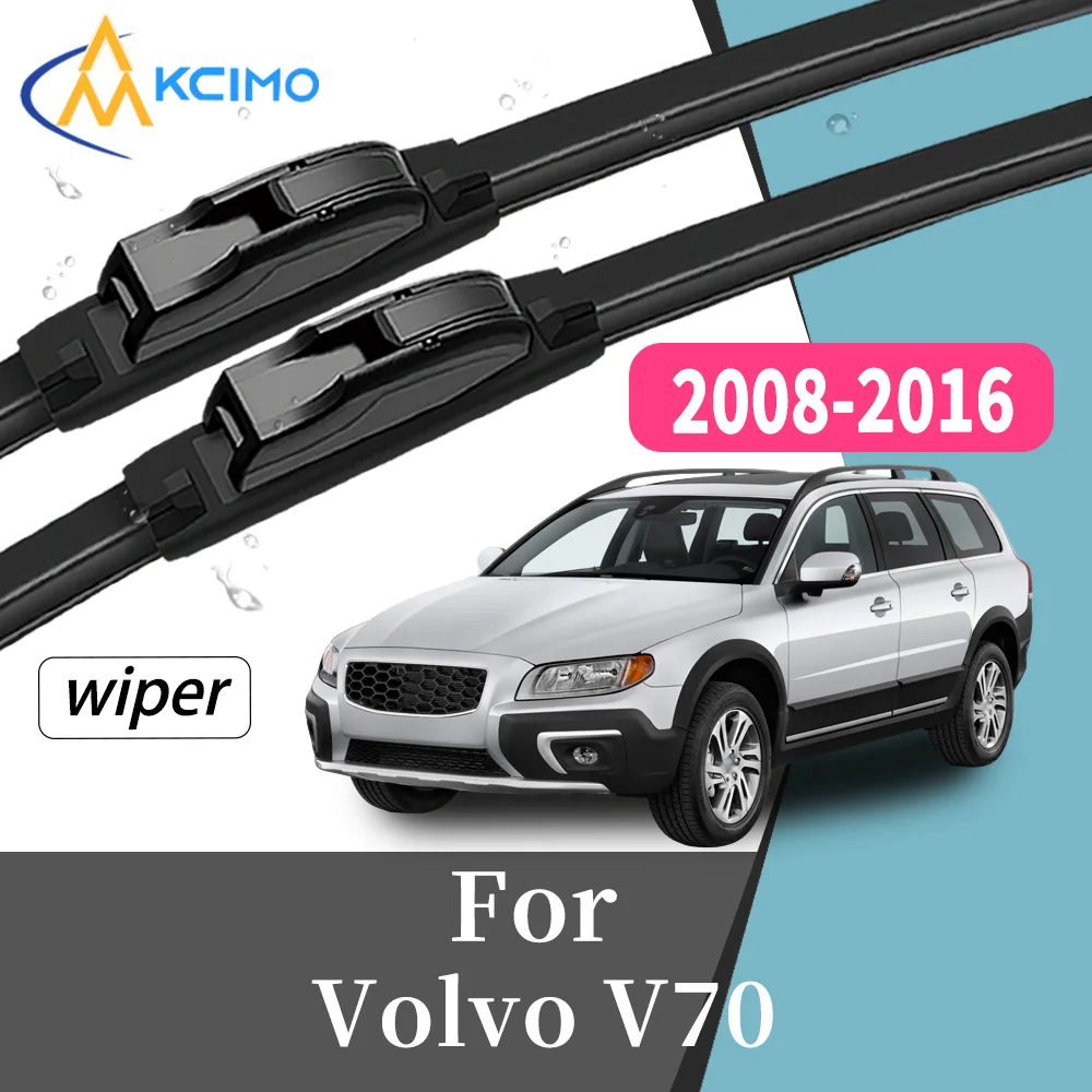 

2Pcs High Performance Front Windscreen Wiper Blades For Volvo V70 2008-2016 Long Lifespan Windshield Replacement Kit