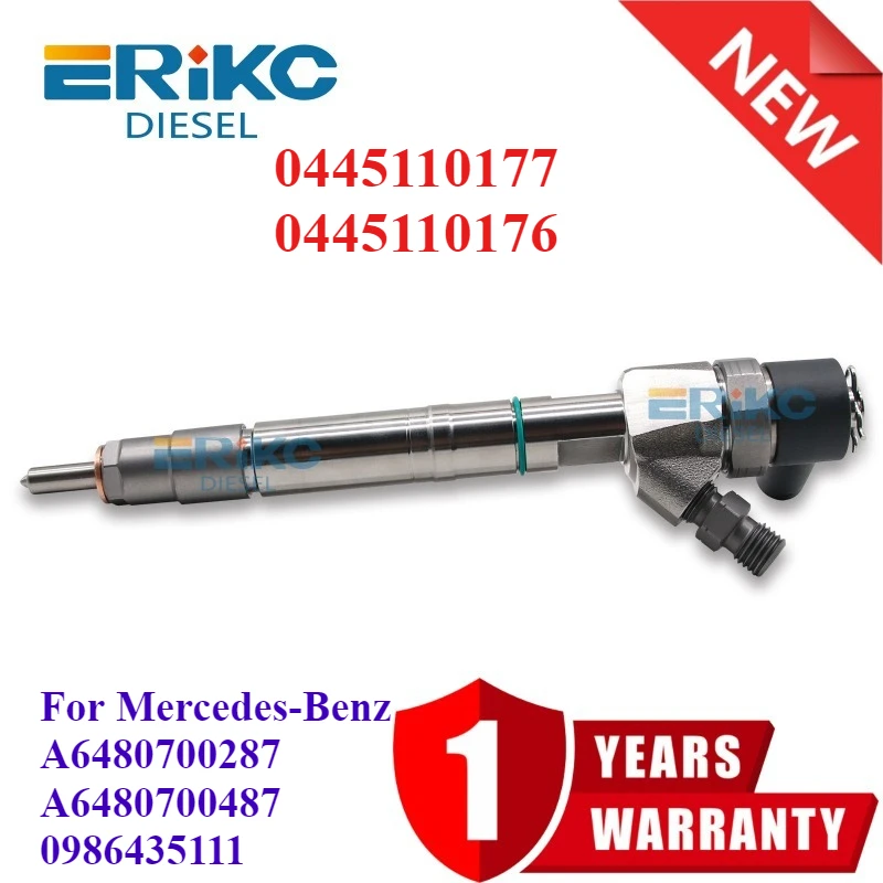

0445110177 0445110176 Форсунка дизельного распылителя 6480700287 Форсунка дизельного инжектора для Mercedes-Benz CR/IPS19/ZEREAK20S