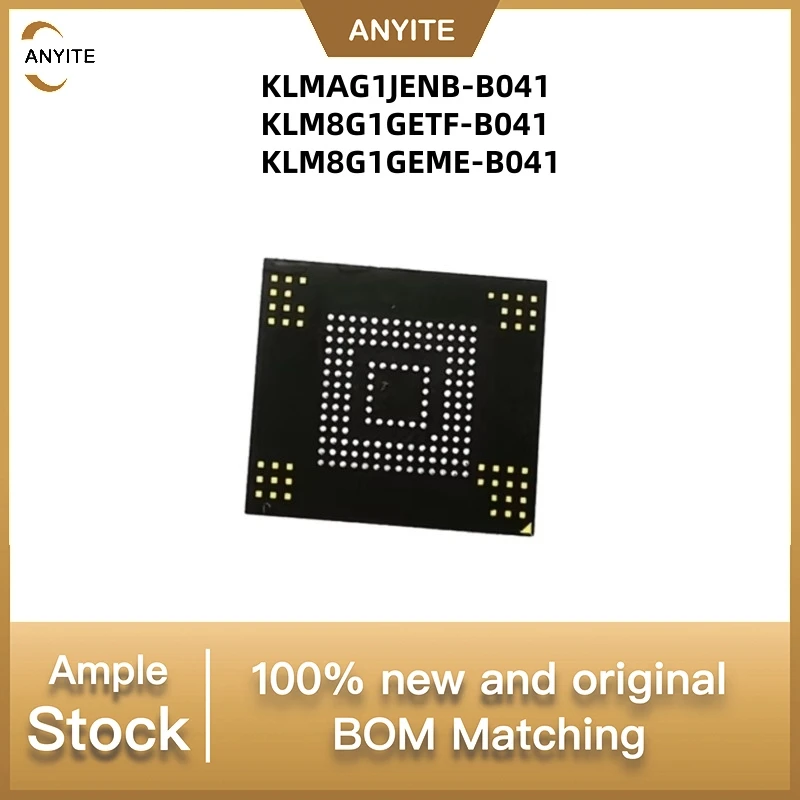 New 5Pcs/LOT KLMAG1JENB-B041  KLM8G1GETF-B041 KLM8G1GEME-B041  KLMAG1JENB  KLM8G1GETF  KLM8G1GEME  BGA153