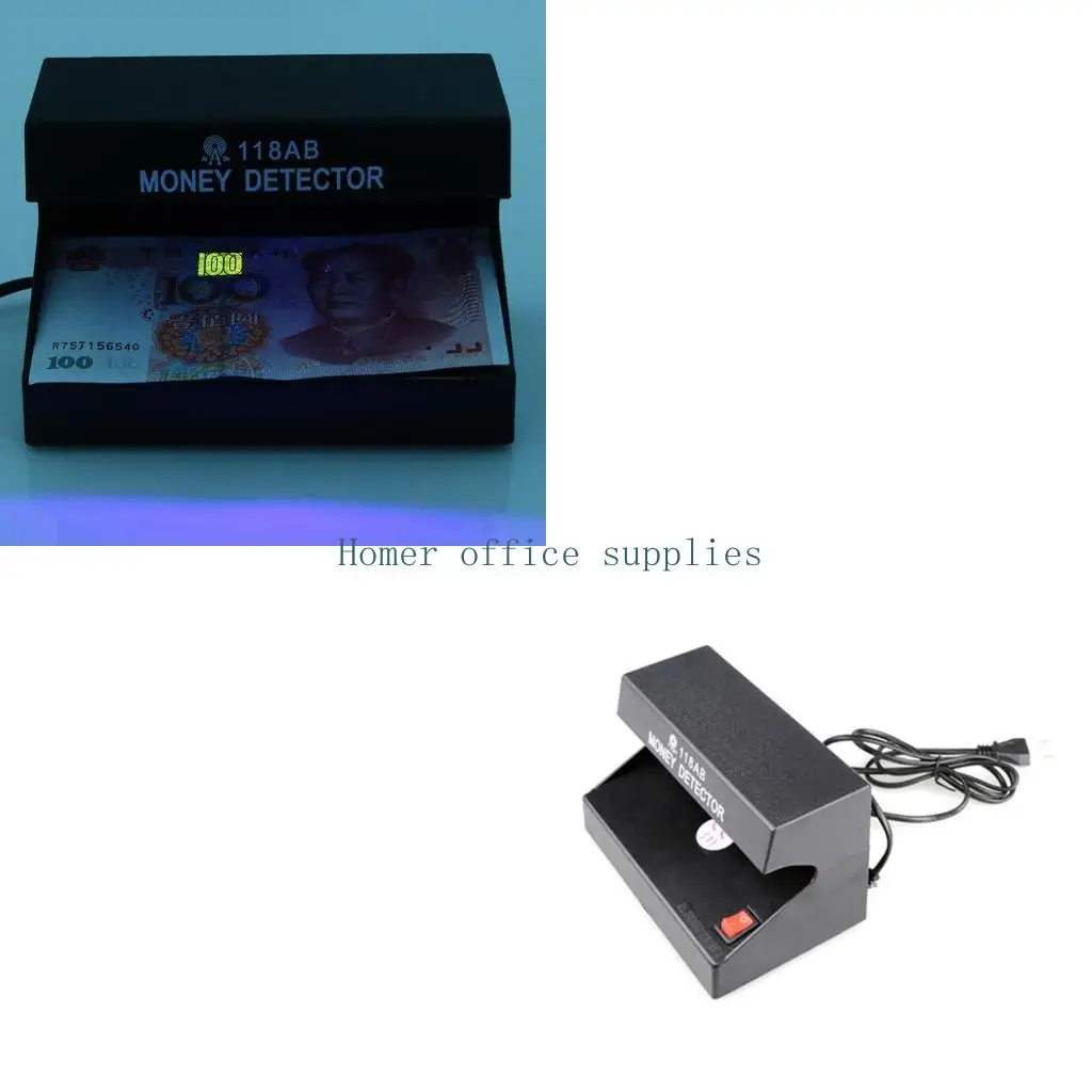 

K43B 118AB 220V Bill Detector UV Counter feit Money Checker Single UV Light 4W for 200PCS Notes