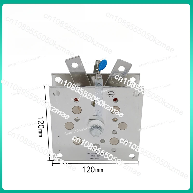 HDQ200A UQD300A 100A 400A Single Phase Rectifier Bridge - Aluminum Plate Charger Rectifier for Welding Machines