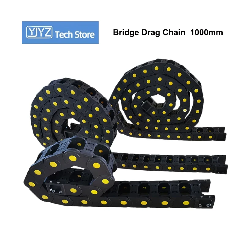 Bridge-Type Drag Chain 18 Series Nylon Plastic Cable Towline Wire Carrier 1000mm For CNC Router 3D Printing Machine Equipment