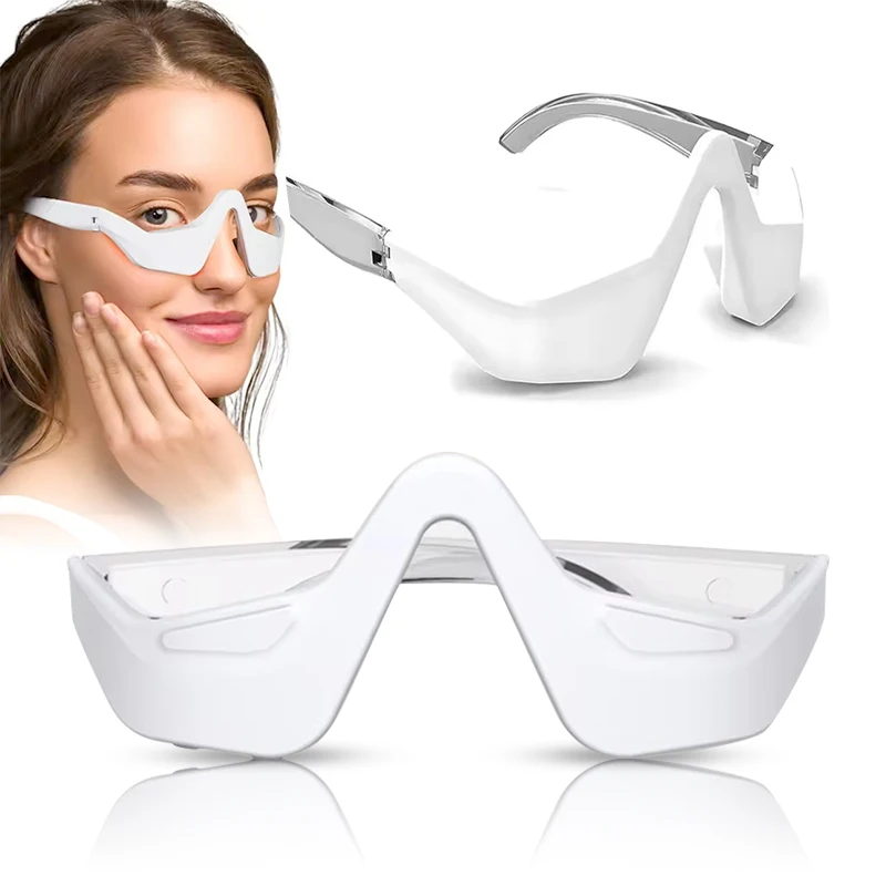 Dispositivo per massaggio rilassante per gli occhi EMS con riscaldamento a microcorrente per il trattamento della protezione degli occhi per alleviare le occhiaie nere negli occhi