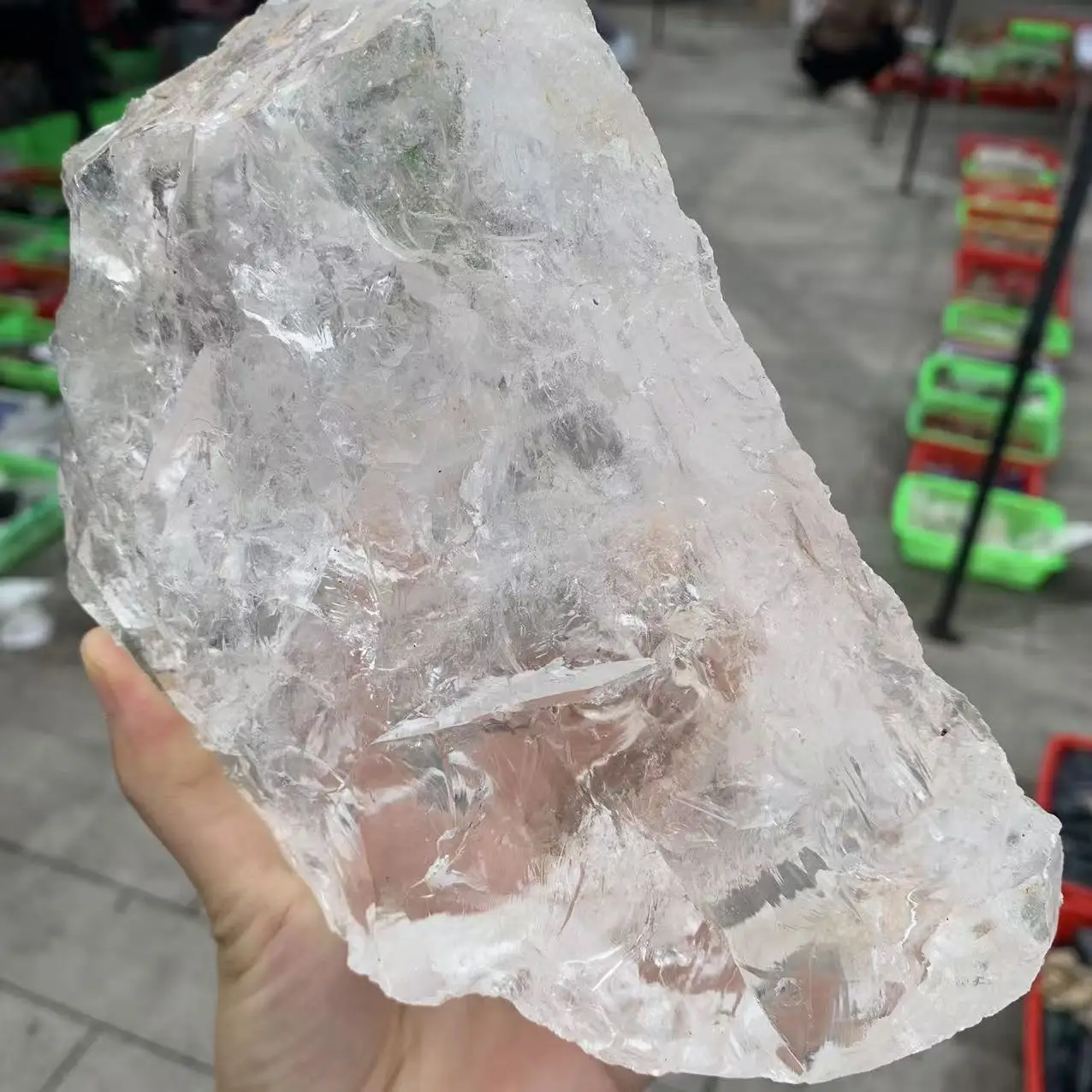 

Natural Transparent Quartz Crystal Stone, Energy Gemstone, Healing With Spiritual Energy, Home Decoration, Demagnetization Divin