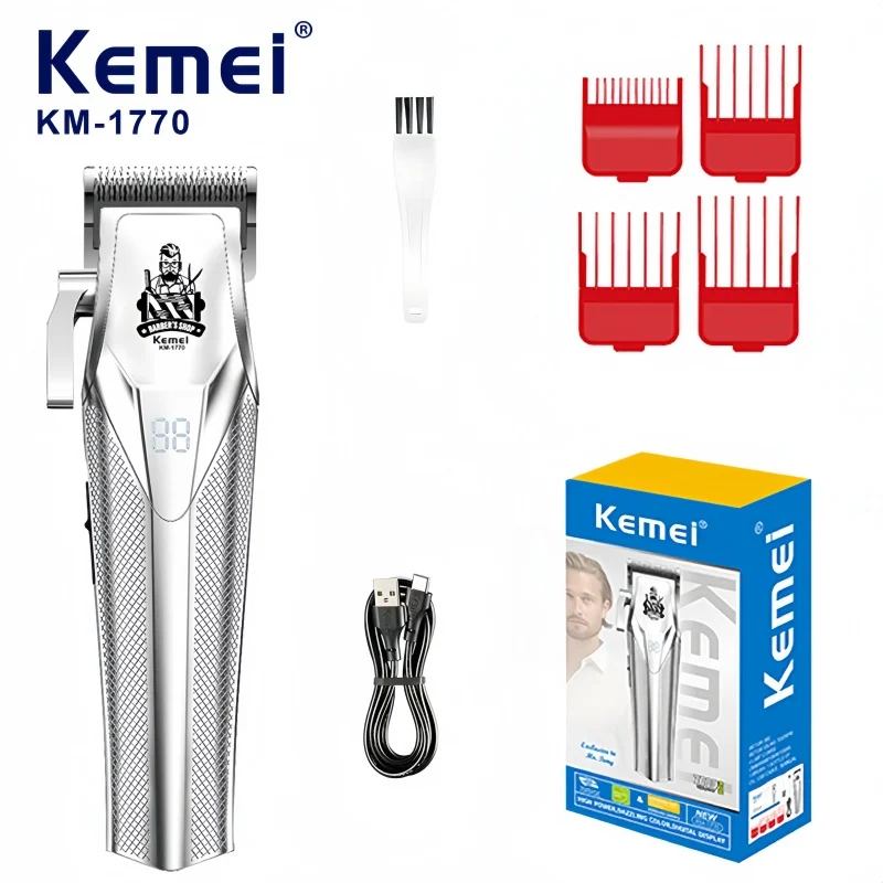 tagliacapelli-professionale-a-batteria-kemei-km-1770-per-uso-in-salone-corpo-in-lega-con-regolazione-a-due-velocita-per-lo-styling-e-rifinire