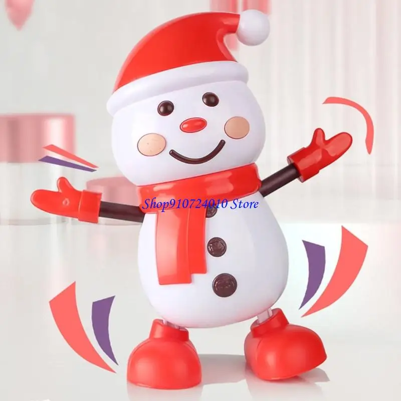 77HD Dancing Snowman with Music and Lights,Interactive Twerking Snowman with Agile Dance ,Moves Easy Setup Electric Moving Toy