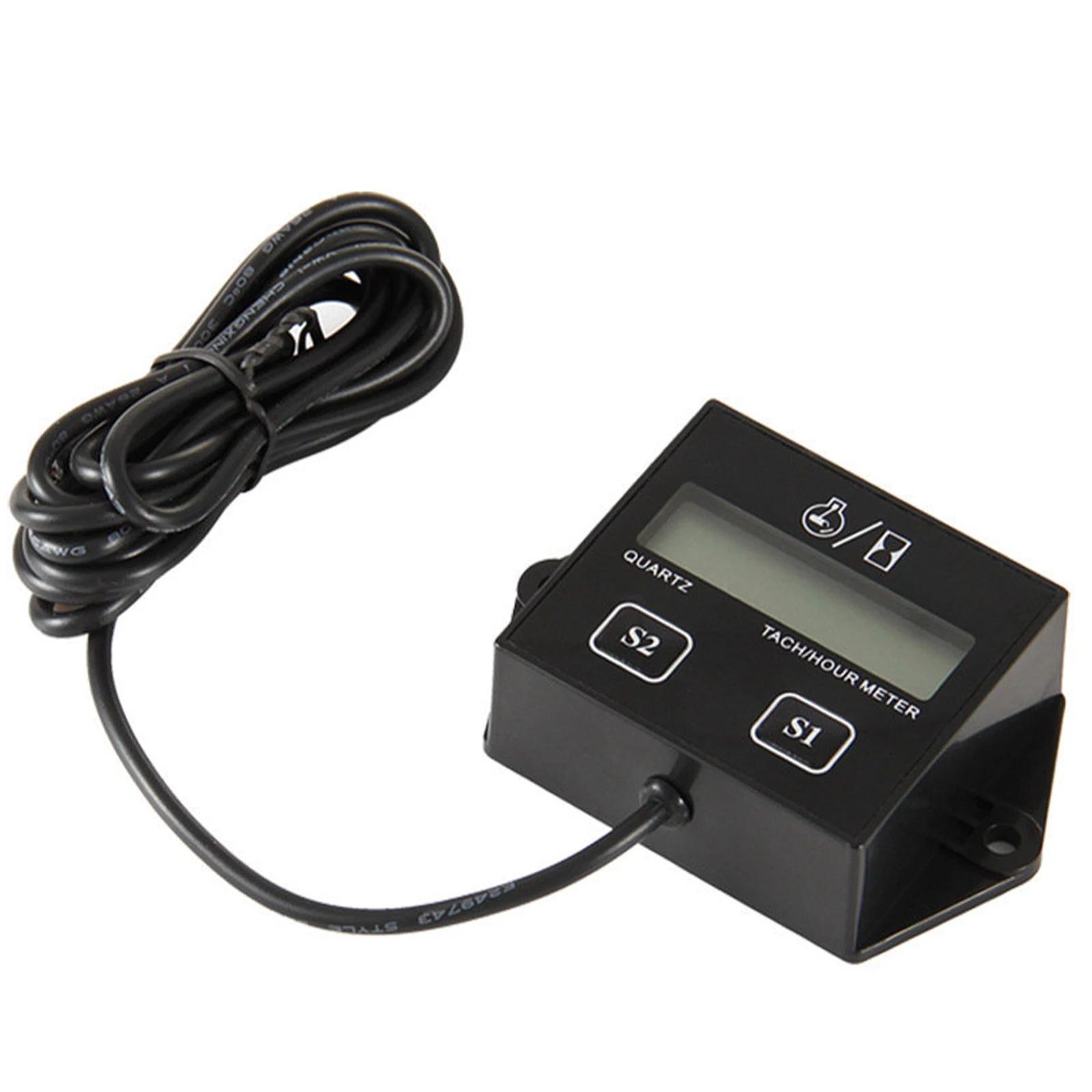 Digital Engine Tach Hour Meter Tachometer Gauge Engine RPM LCD Display For Motorcycle Motor Stroke Engine Car Boat