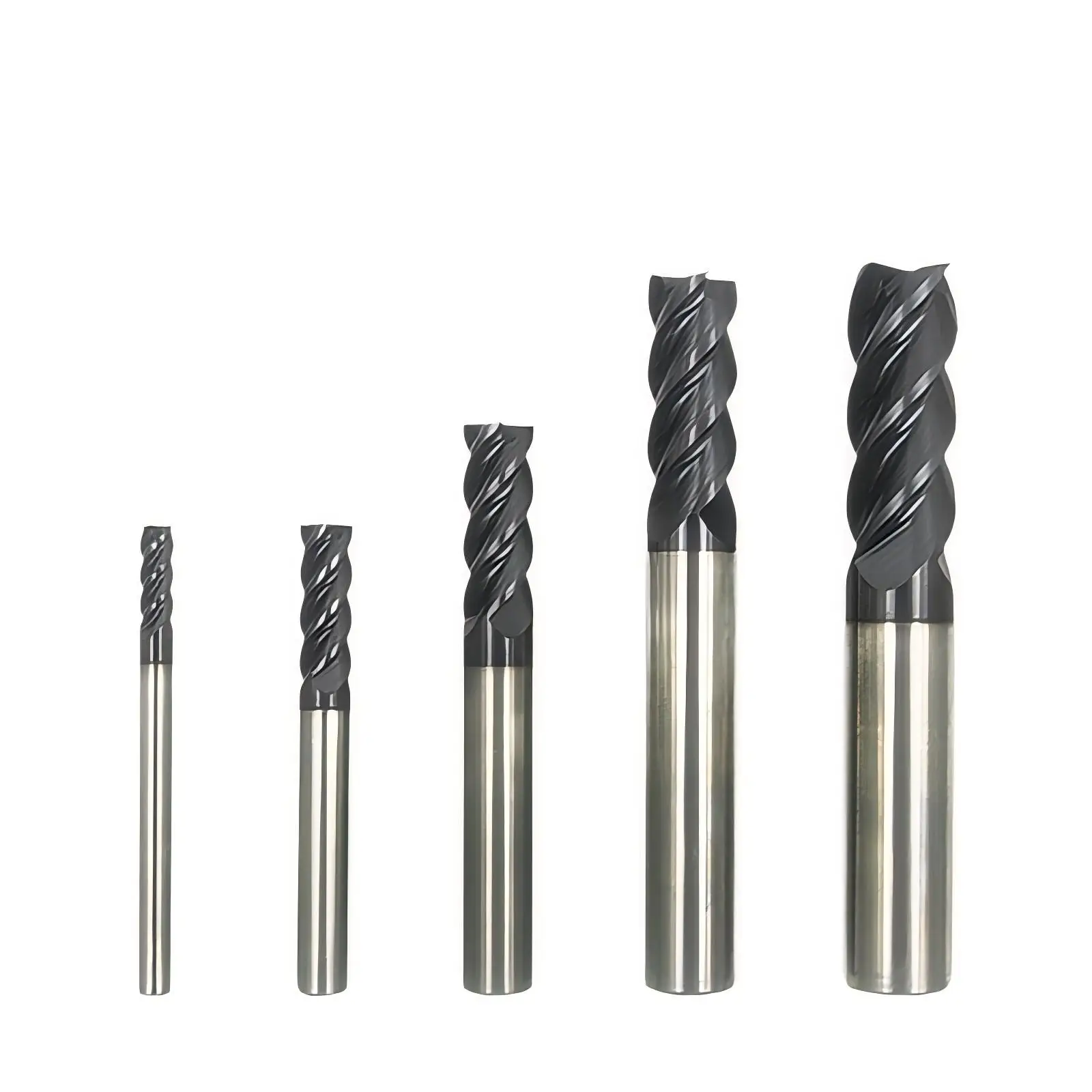 Durable Tungsten Carbide End Mill 45 HRC Square Endmills for CNC & High Speed Machines