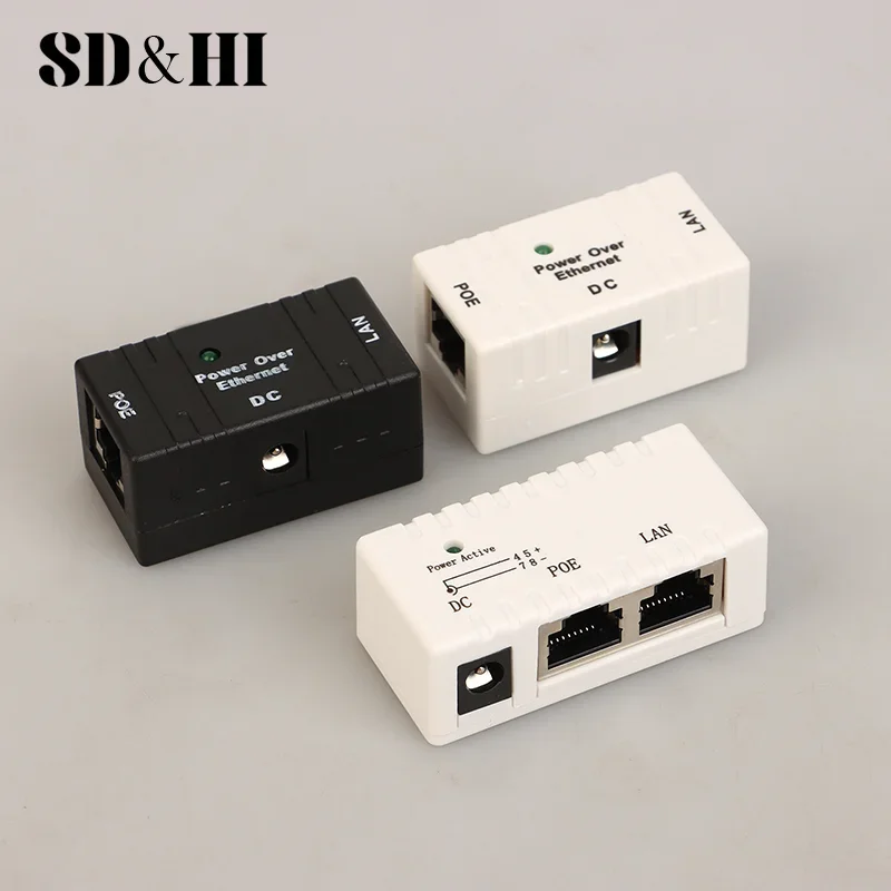 

1 шт., аксессуары «сделай сам», 10/100 Мбит/с, 5 В-48 В/2 А, инжектор POE, разветвитель мощности для IP-камеры, модуль адаптера POE