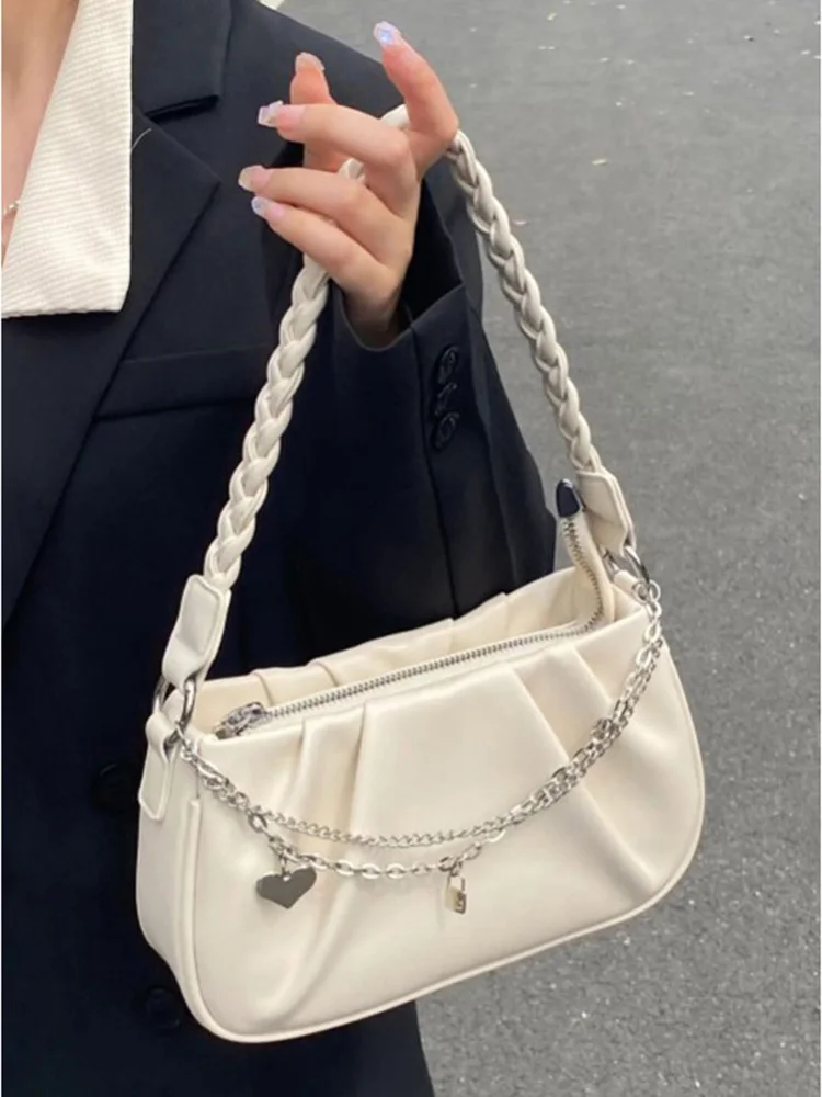 bolsas-de-ombro-femininas-com-corrente-de-borboleta-cor-pura-casuais-versateis-bolsas-de-braco-elegantes-pequenas-bolsas-hobo-para-mulheres