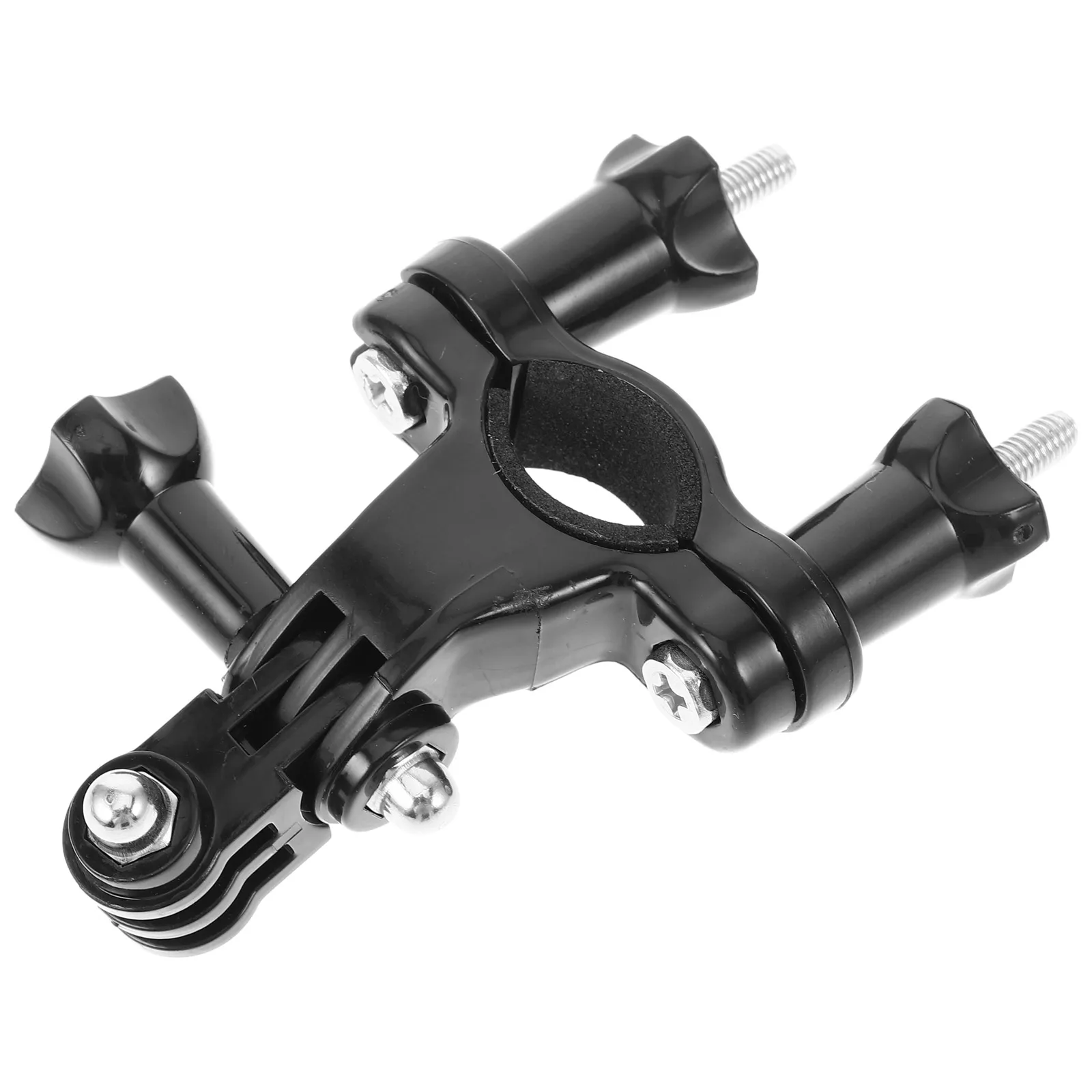 

Sports Camera Bracket Bicycle Mount H Clamp Multifunction Motorcycle Bike Action ABS Material Sturdy Design Easy Setup