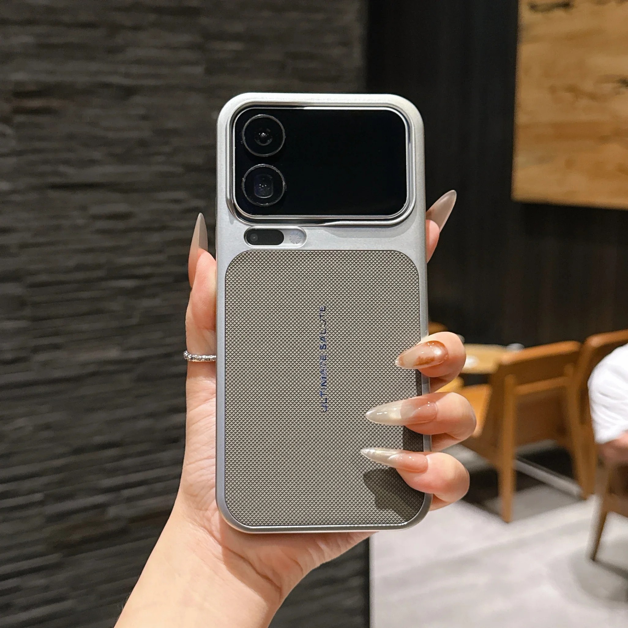 نمط الماس المفصلي 360 ° حافظة هاتف ملفوفة بالكامل لهاتف Xiaomi 17 Pro Max غطاء خلفي واقٍ مقاوم للصدمات ومضاد للسقوط #2