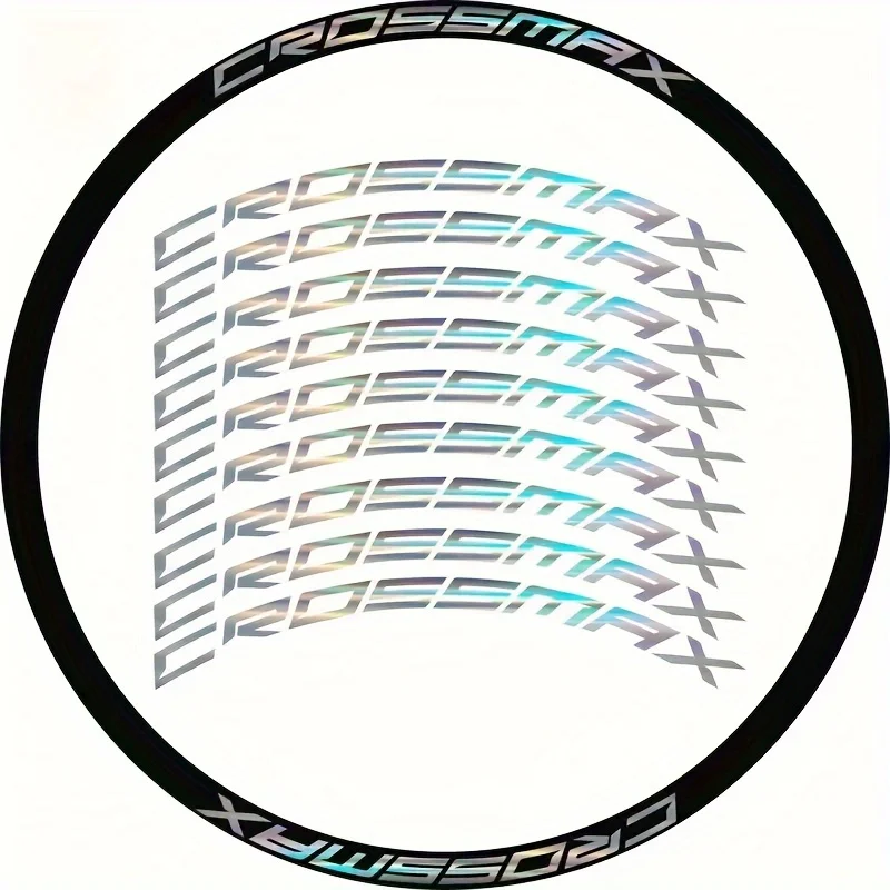 

2D flat motorcycle helmet sticker 9pcs A set of riding stickers is suitable for 2023mavic CROSSMAX mountain bike wheel set wheel