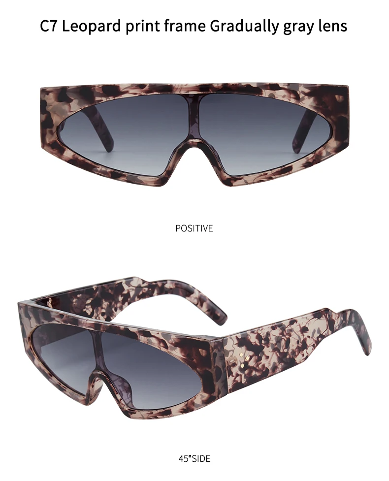 Grenzüberschreitende neue einteilige Sonnenbrille, europäische und amerikanische personalisierte einteilige Brille mit großem Rahmen, trendiger Street-Style M475 – Detail 16