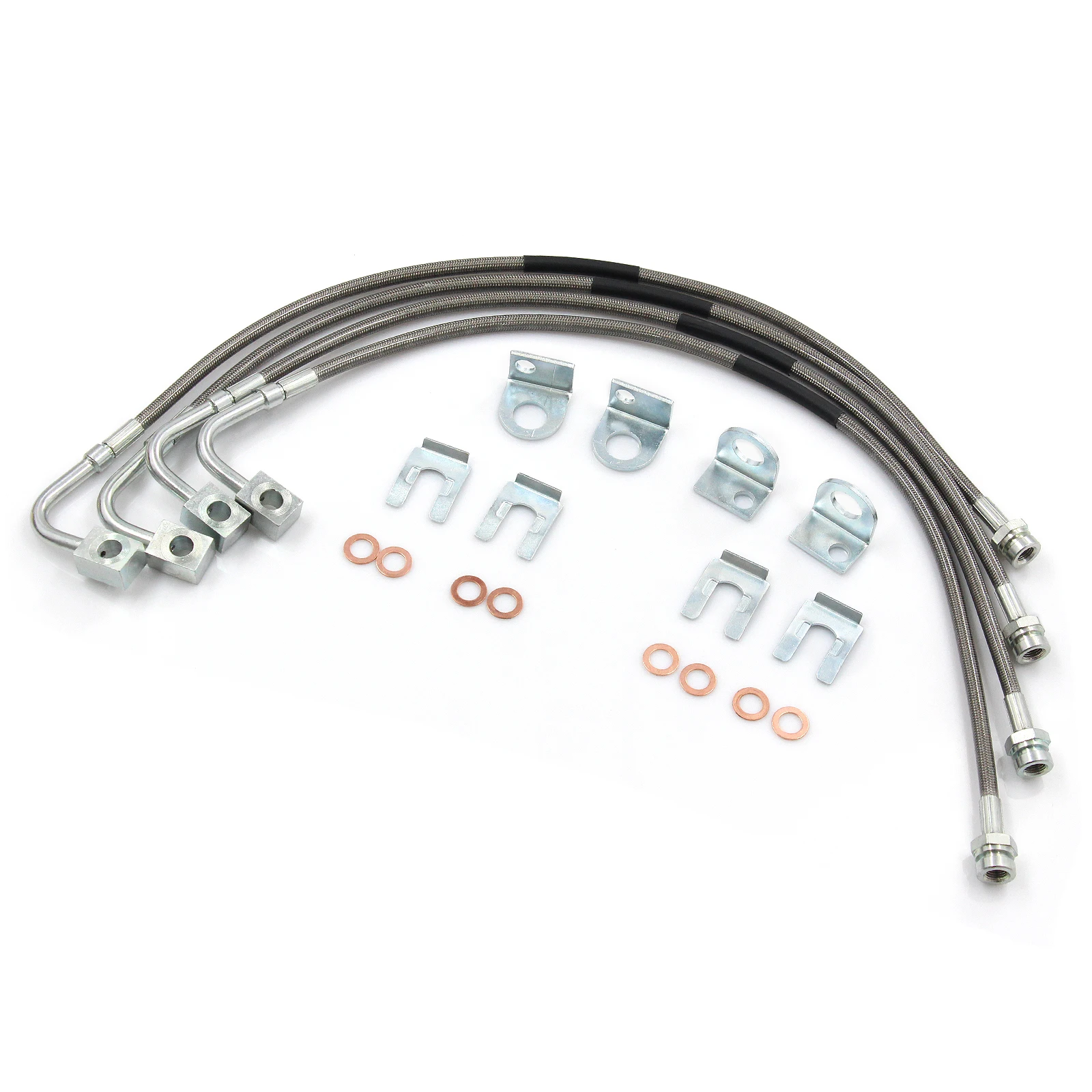 89716 Stainless Brake Lines for Jeep Wrangler JK 2007-2018