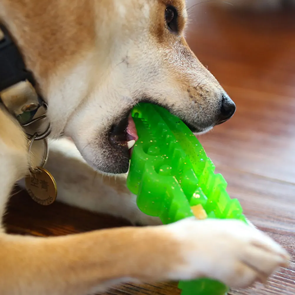 Giocattolo per cani da masticare e fetch ad alimentazione lenta Cane alimentatore lento Giocattolo puzzle Alligator Treat Dispenser interattivo Puzzle per cani Giocattolo per cani