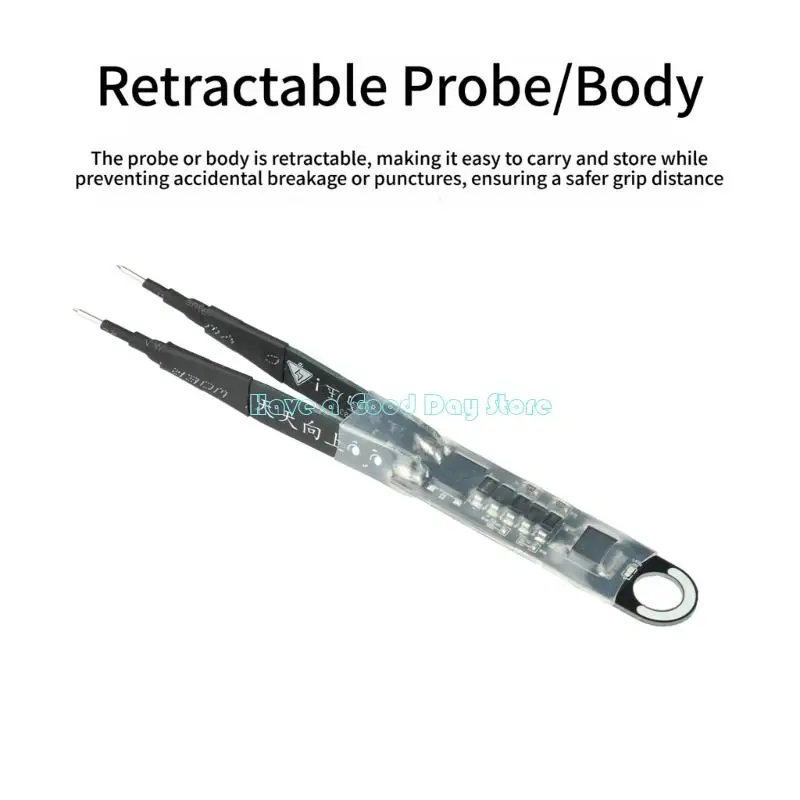 462D Capacitance Discharge Pen Constant-Current Discharge for Circuit Repair Service, Two Metal Ends with Clear Shell,Handheld