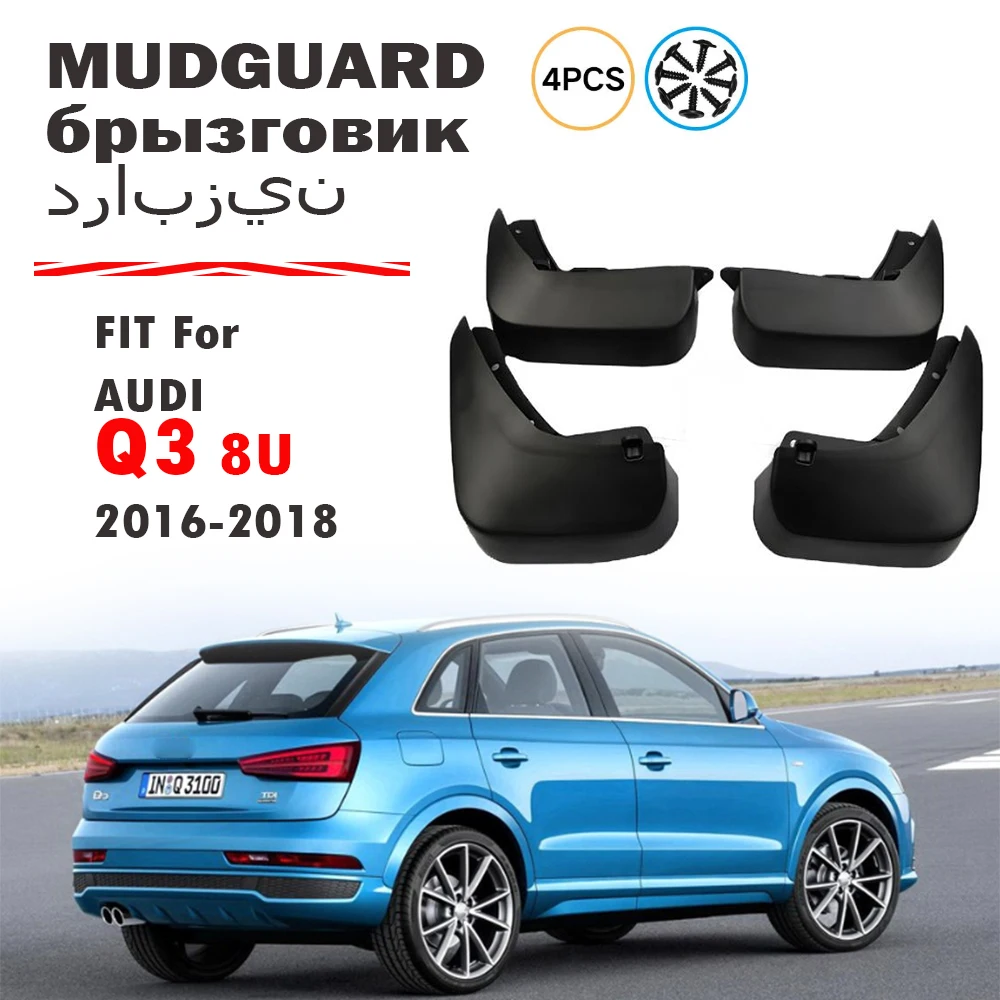 

Для Audi Q3 8U 2016 2017 2018 брызговики на крыло брызговики автомобильные аксессуары передние и задние 4 шт.