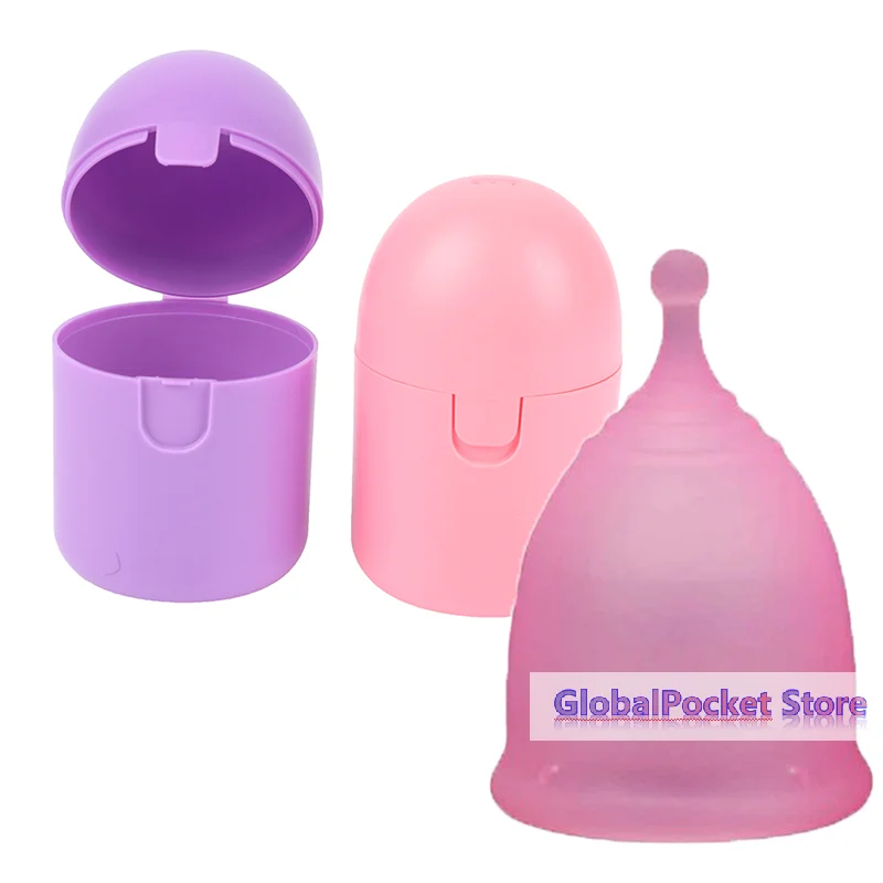 

[TG823]Portable Menstrual Cup Sterelizer Disinfection Box Storage Bag Period Cup Case