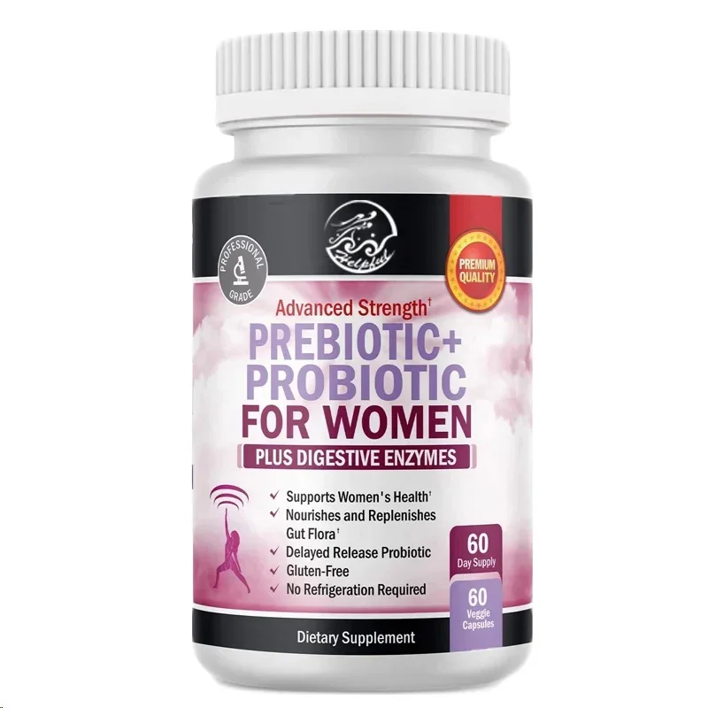 Women's Prebiotics and Probiotics for Intestinal and Immune Health,digestive Enzyme Capsules,lactobacillus Probiotic Supplements