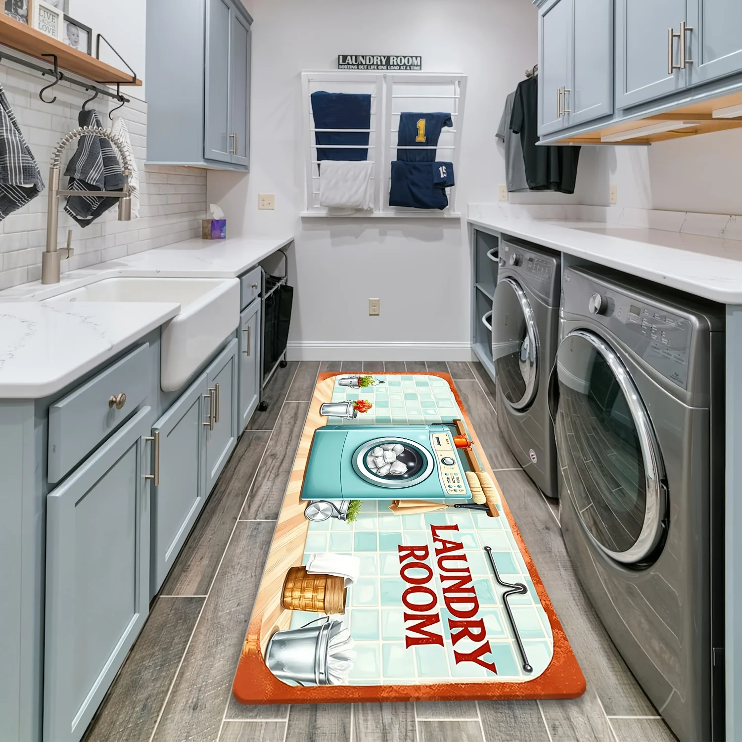 Retro Tile Washer Utensil Prin - огляд і ціна Commercial Kitchen Tile