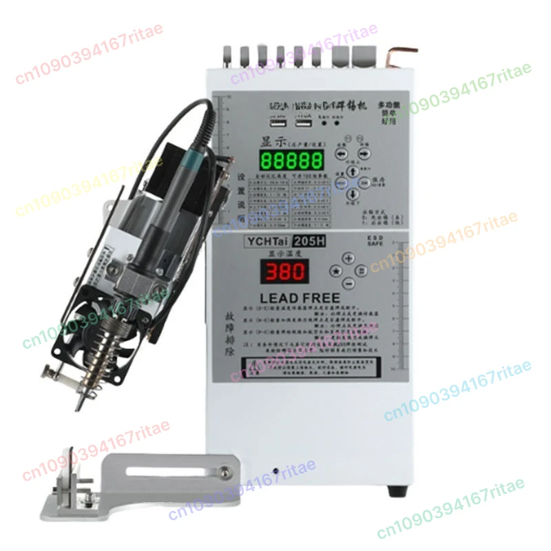 

Full semi-automatic soldering machine foot-pedal welding wire artifact USB aviation plug