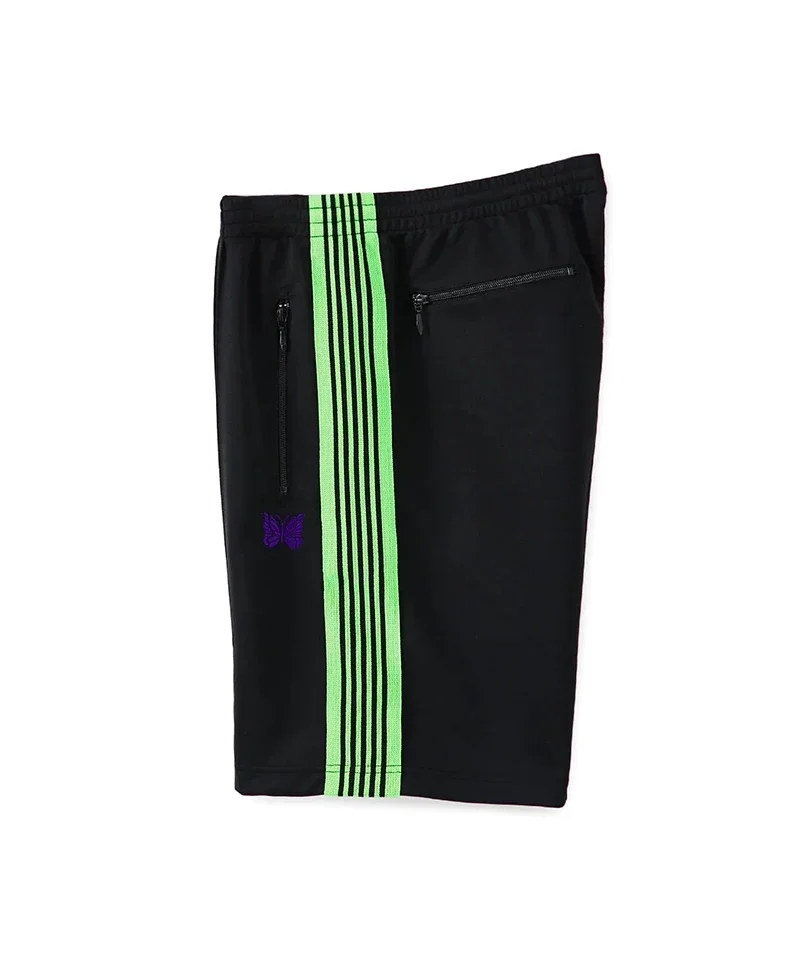 Grüne Shorts für Herren und Damen, High-Street-Shorts, bestickte Schmetterlings-Logo-Trainingshose