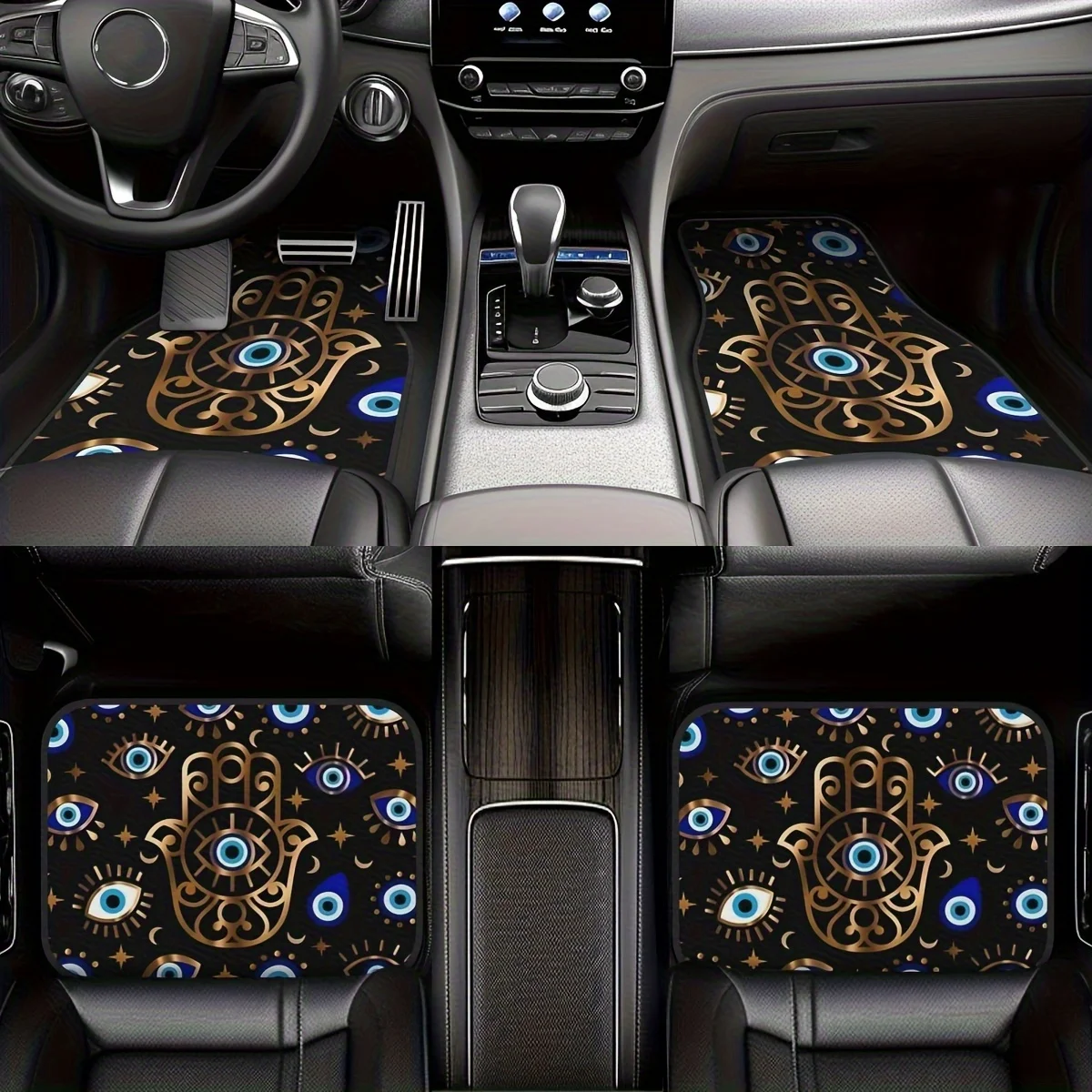 Ensemble de 4 tapis de sol de  - Car Accessories Evil Eye avis et prix