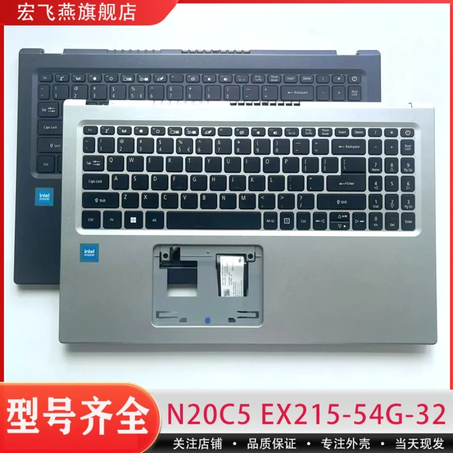 AA + Disassemble Silver, Black Keyboard for Macro Feiyan S50-53 N20C5 EX215-54G-32 Aspire a515-56G Notebook Keyboard C Case