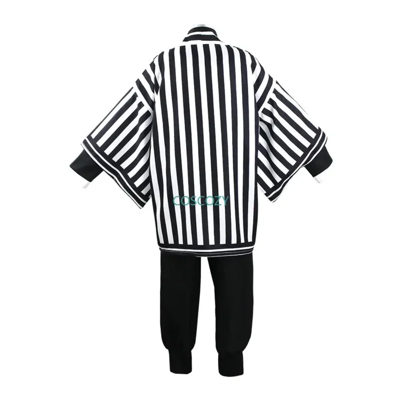 2025 New Purple/Black Anime Demon Ghost Killer Iguro Obanai Haori Kimono Cosplay Costume White Snake Doll S