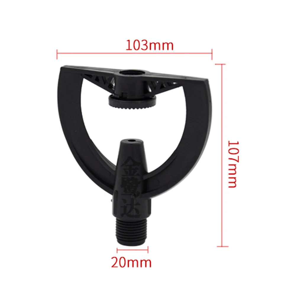 Ugello per irrigatore a impatto per irrigazione in plastica da 1/2 "(dn15) per l'irrigazione del giardino e del prato
