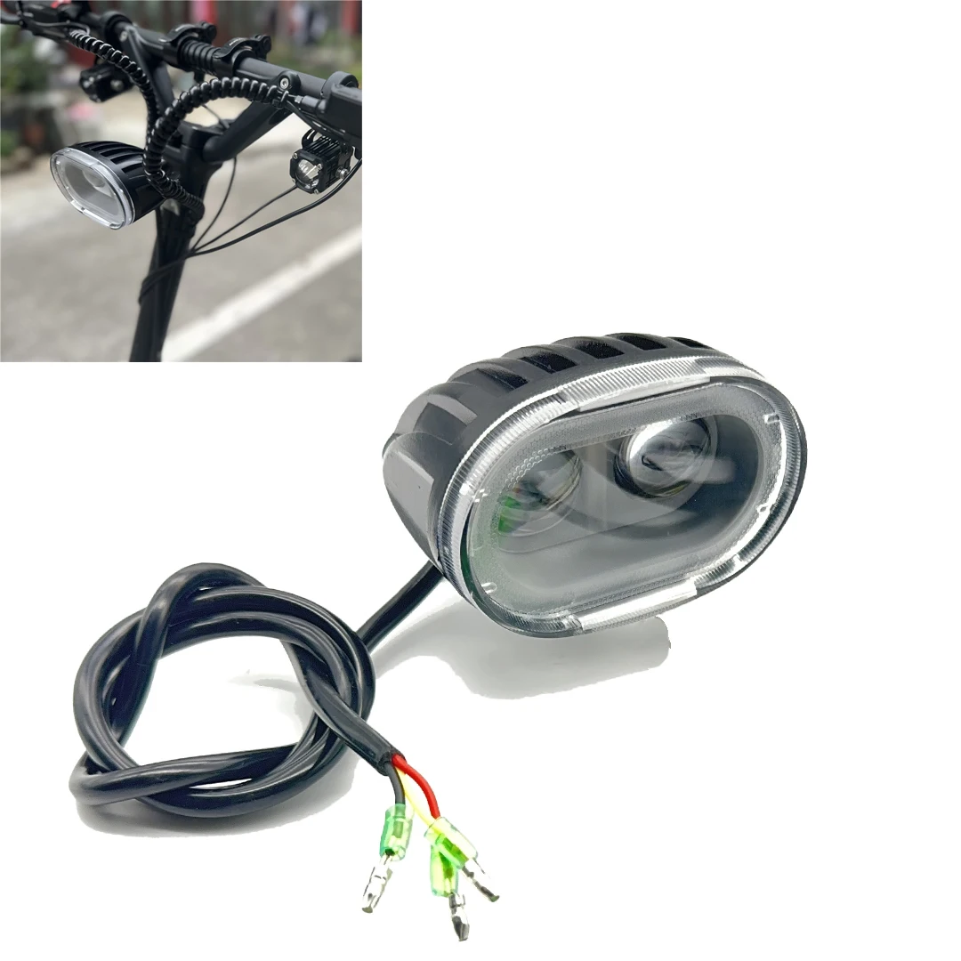 LED Driving Lights Waterproof Headlight for 12V--84V Electric Scooter With Switch Dualtron Thunder DT3 Victor Mini