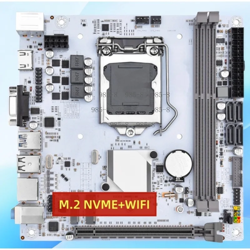 ITX-H310 Motherboard 1151 Pin DDR4 Compatible With 6 7 8 9 Gen E3V5 V6 Equipped With Cooling Fan